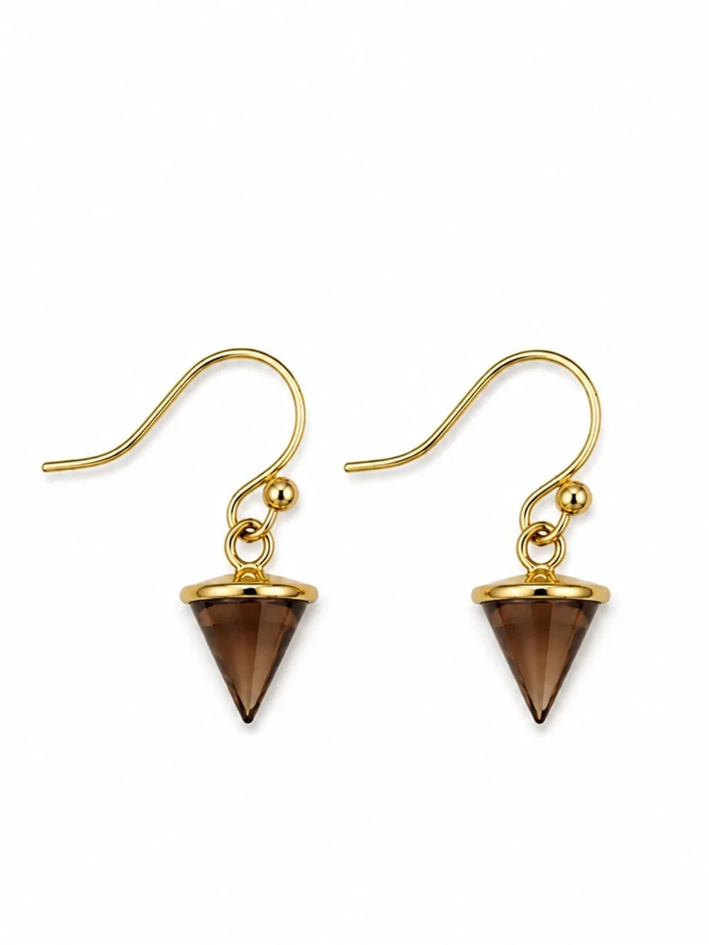 NEW - Smoky Quartz Drop Earrings | Gold Filled Ear Wires | Genuine Gemstone